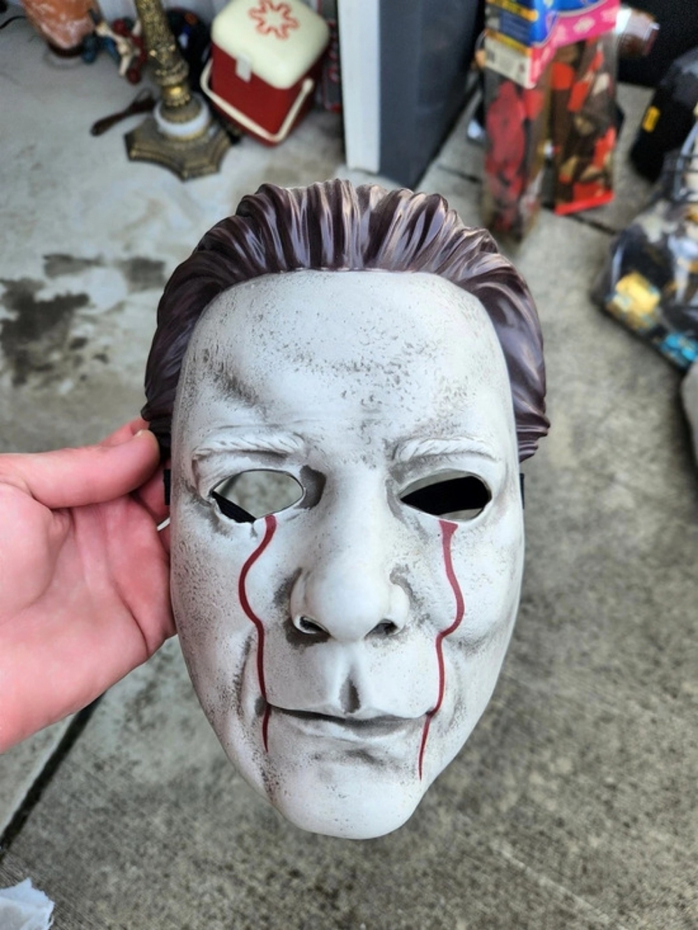 Vintage Trick or Treat Studios Halloween II Michael Myers Blood Tears Mask